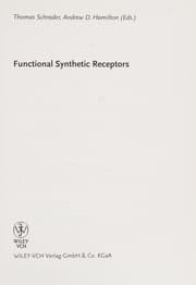 Tapa de Functional synthetic receptors