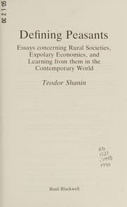 Tapa de Defining peasants
