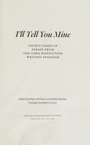 Tapa de I'll tell you mine