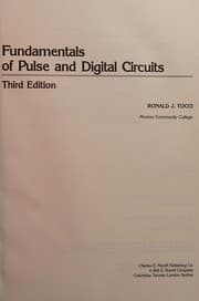 Tapa de Fundamentals of pulse and digital circuits