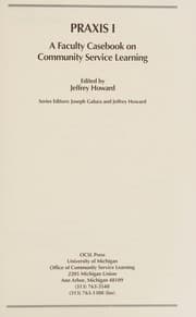 Tapa de A faculty casebook on community service learning