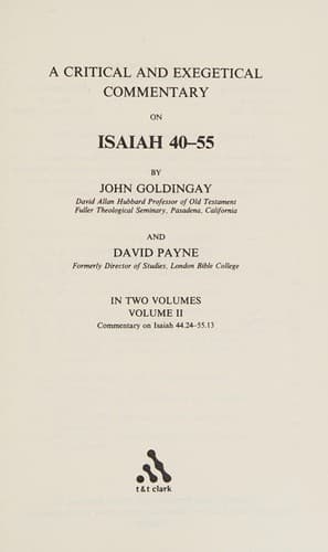 Tapa de Isaiah 40-55