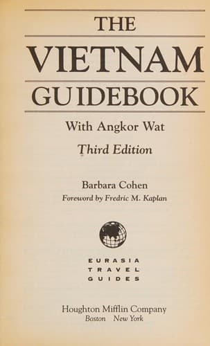 Tapa de The Vietnam guidebook