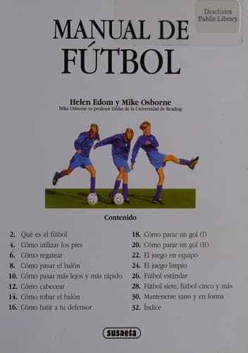 Tapa de Manual de fútbol