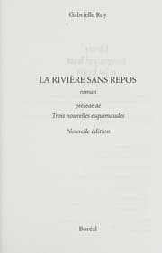 Tapa de La rivière sans repos
