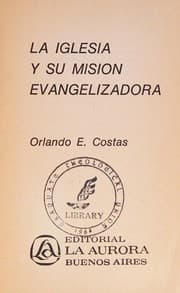 Tapa de La iglesia y su misión evangelizadora