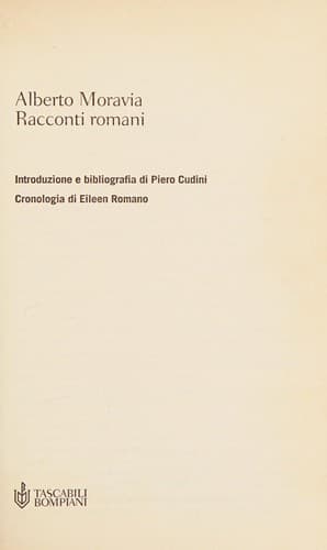 Tapa de Racconti romani