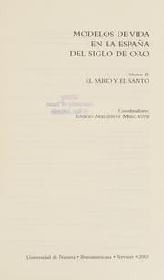 Tapa de Modelos de vida en la Espana del Siglo de Oro, tomo II