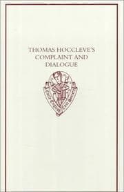 Tapa de Thomas Hoccleve's Complaint and Dialogue