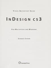 Tapa de InDesign CS3 for Macintosh and Windows