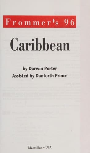 Tapa de Frommer's 96 Caribbean