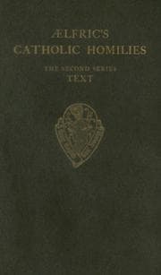 Tapa de Aelfric's Catholic Homilies series II text