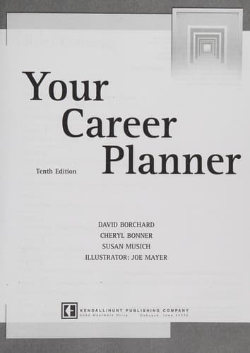 Tapa de Your Career Planner