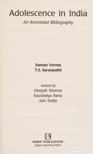 Tapa de Adolescence in India