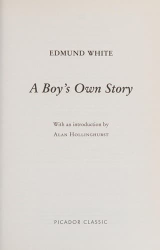 Tapa de Boy's Own Story