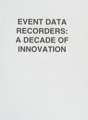 Tapa de Event data recorders