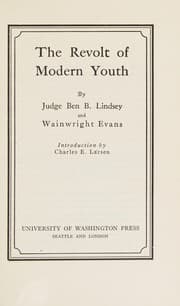 Tapa de The revolt of modern youth