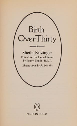 Tapa de Birth over thirty