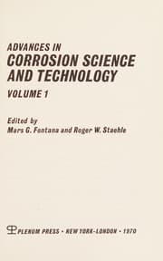 Tapa de Advances in corrosion science and technology