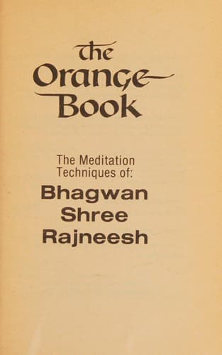 Tapa de The orange book