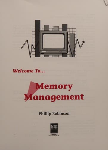 Tapa de Welcome to-- memory management