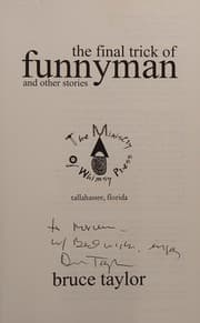 Tapa de Final Trick of the Funnyman and Other Stor