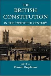 Tapa de The British constitution in the twentieth century