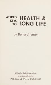 Tapa de World keys to health & long life