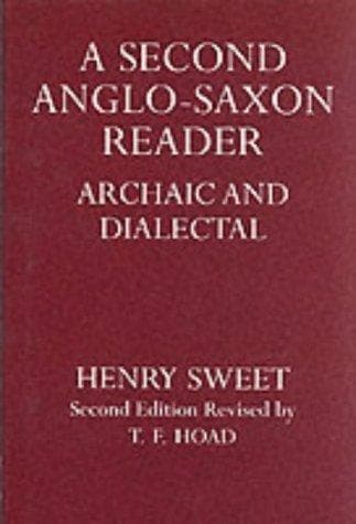 Tapa de A second Anglo-Saxon reader