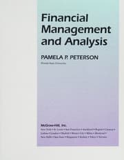 Tapa de Financial Management and Analysis