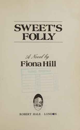 Tapa de Sweet's folly