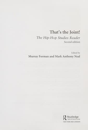 Tapa de That's the joint!