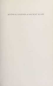 Tapa de Myths & legends of ancient Egypt