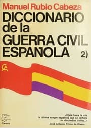 Tapa de Diccionario de la guerra civil española, Vol. 2