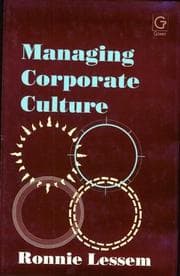Tapa de Managing corporate culture