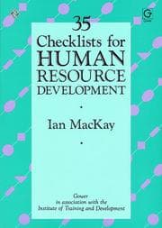 Tapa de 35 checklists for human resource development