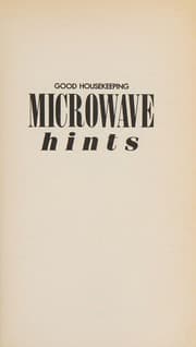 Tapa de Good Housekeeping microwave hints
