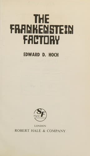 Tapa de The Frankenstein factory