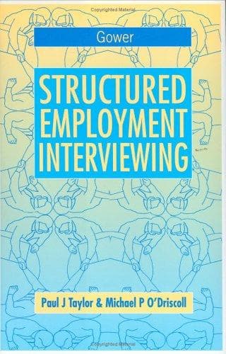 Tapa de Structured employment interviewing