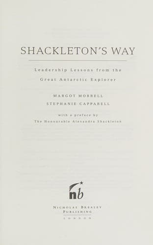 Tapa de Shackleton's Way