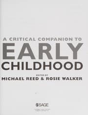 Tapa de Critical Companion to Early Childhood