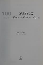 Tapa de Sussex County Cricket Club (100 Greats)