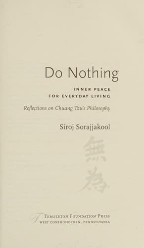 Tapa de Do nothing
