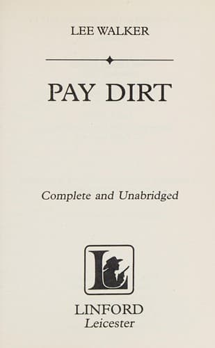 Tapa de Pay dirt