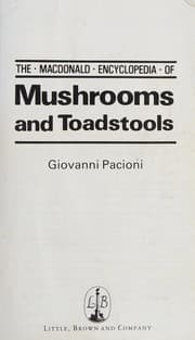 Tapa de The Macdonald Encyclopaedia of Mushrooms and Toadstools