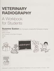 Tapa de Veterinary radiography