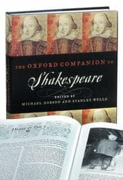 Tapa de The Oxford companion to Shakespeare