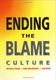 Tapa de Ending the blame culture