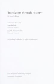 Tapa de Translators through history