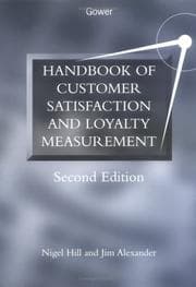Tapa de Handbook of customer satisfaction and loyalty measurement